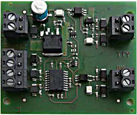 ESSER convertisseur TTY/RS232 permettant la communication FlexES - CMSI