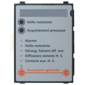 ESSER Module à 1 unité de gestion d’alarme pour le CMSI 8000Module M1UGA, 1 fonction UGA pour CMSI 8000.Part-No.: 783251