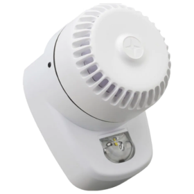 ESSER Diffuseur combiné sonore de classe B et lumineux flash rouge pour montage au mur IQ8S RB