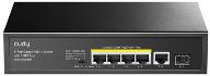 CUDY 5-Port Gigabit PoE+ Switch with 1 SFP Port 120W