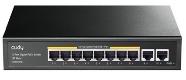 CUDY 8-Port Gigabit PoE+ Switch with 2 Gigabit Uplink Ports 120W