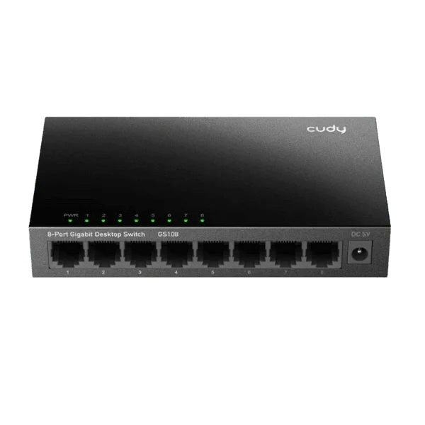 CUDY 8-Port Gigabit Metal  Switch