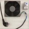 GERMA GM-FANW1AT - 1 FAN WALL TYPE 220 VOLT ANALOGUE THERMOSTAT CONTROLLED FAN MODULE