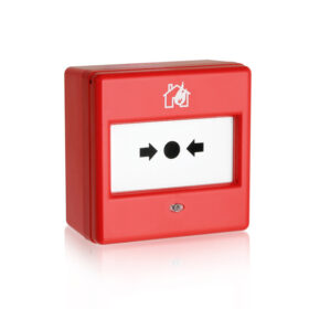 Avertisseur sonore + flash adressable alimenté par boucle – rouge