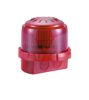Avertisseur sonore et lumineux incendie conventionnel combiné 24V rouge étanche IP65 – 4 tons – 103 dB(A)