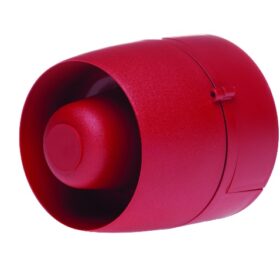 Sirène incendie conventionnelle FirePlus DB 24V DC rouge étanche IP65 – 32 tons (approuvée LPCB)