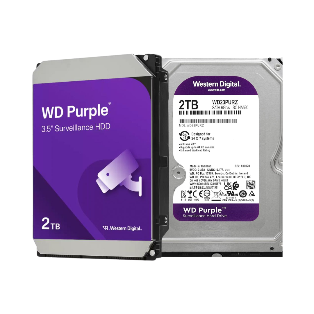 WD22PURZ – Disque Dur Surveillance 2 To