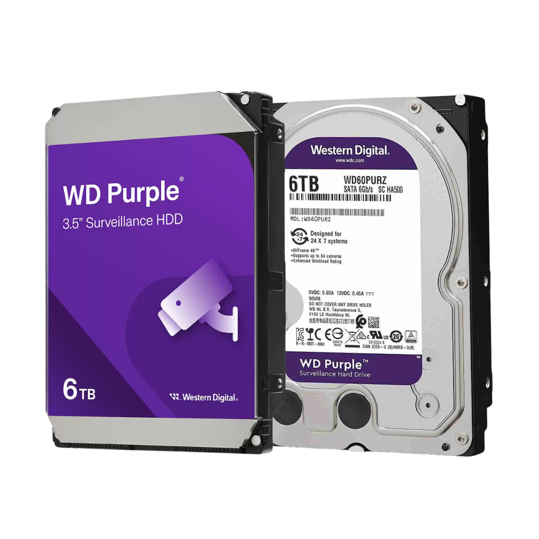 WD64PURZ – Disque Dur Surveillance 6 To
